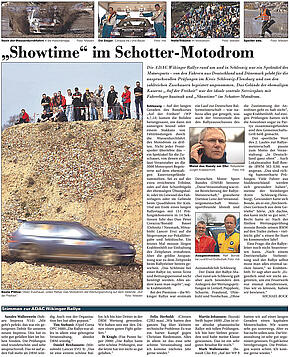 "Showtime" im Schotter-Motodrom