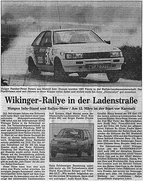 Wikinger-Rallye in der Ladenstraße