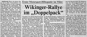 Wikinger-Rallye im "Doppelpack"